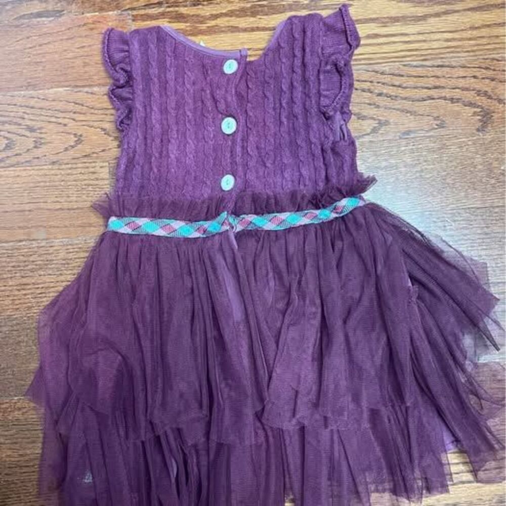 Matilda Jane 18-24 Month Burgundy Ruffle Dress - Picture 5 of 6